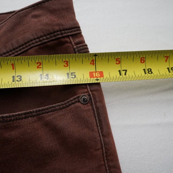 Free People 16515125 Pants, Womens Size W 28, Burgundy - Picture 7 of 9